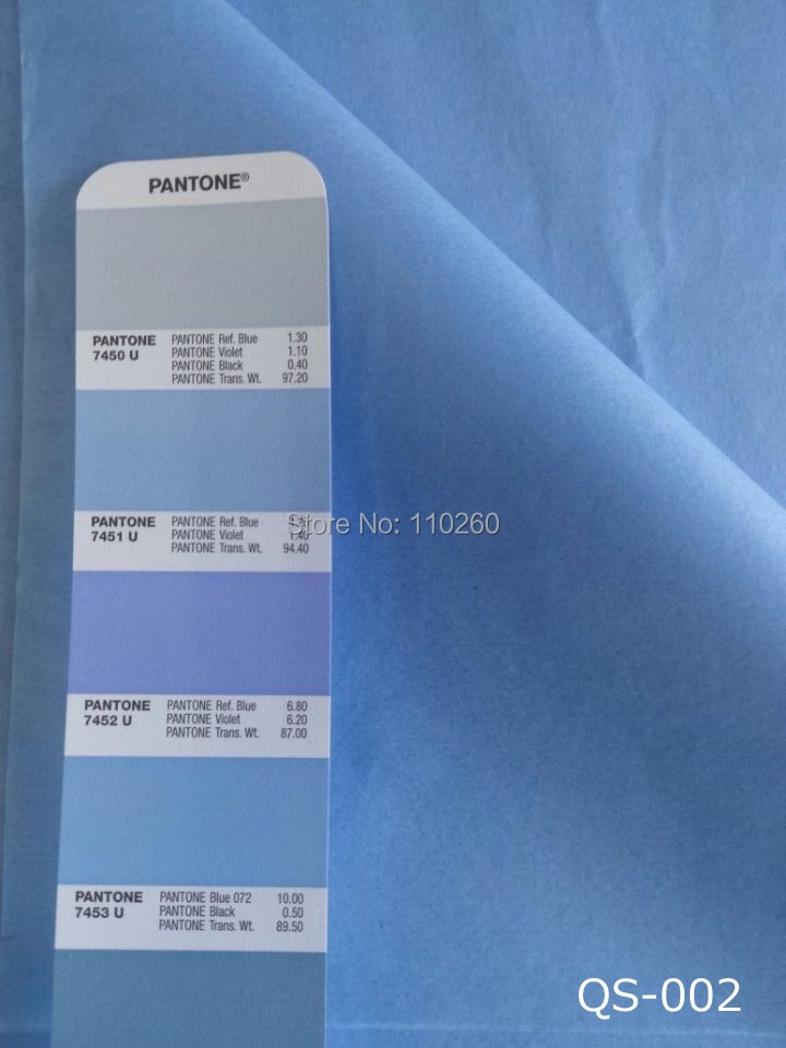 베이비 블루 14gsm 일반 컬러 티슈 페이퍼, 50x70 cm, 250 개/몫 wholes